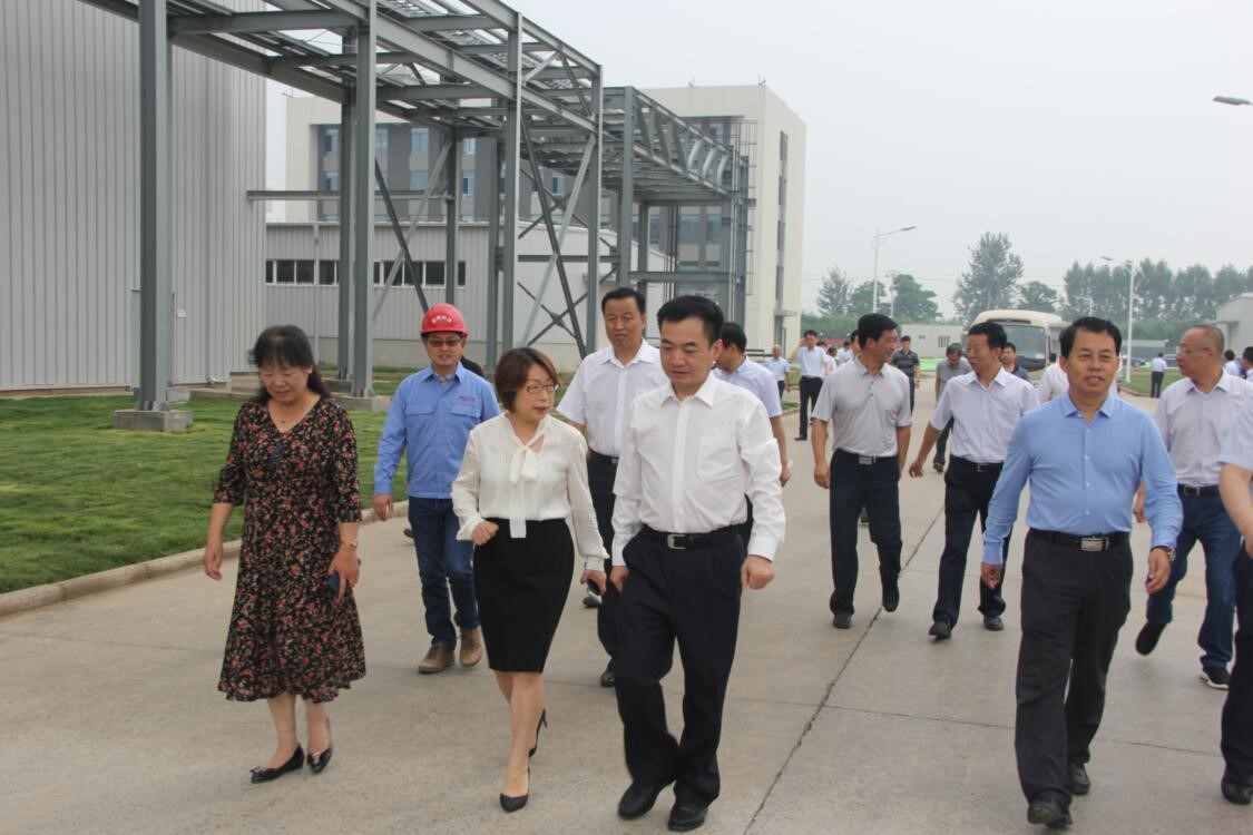 渭南市長李毅視察蒲城藍曉科技新材料有限公司